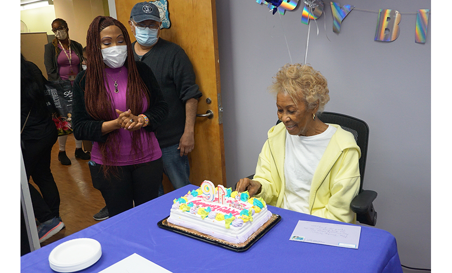 Extended Care Madge Wilson Birthday 4-12-2024 Cutting cake for web